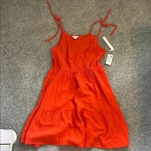 Vibrant Orange Dress